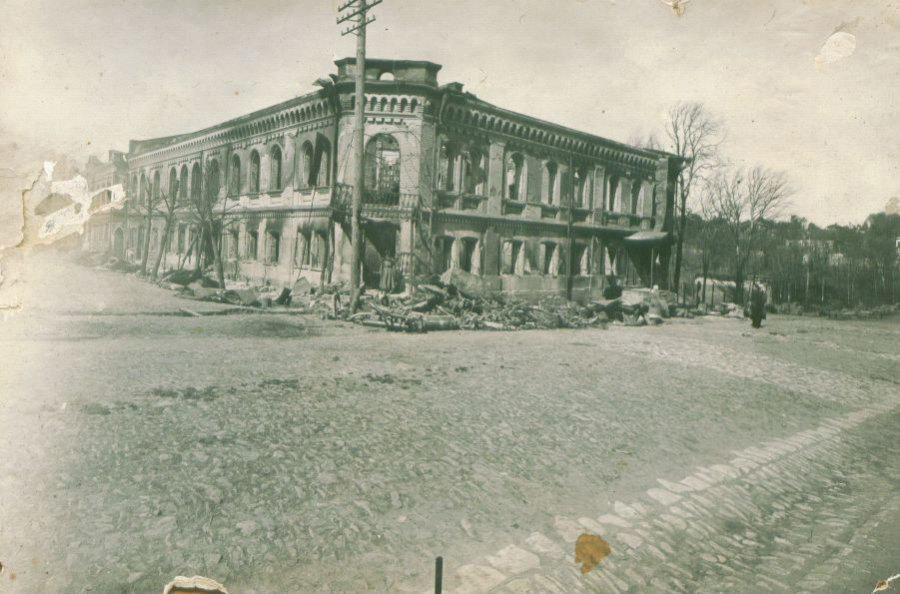 Котельнич. После пожара 26 мая 1926 года